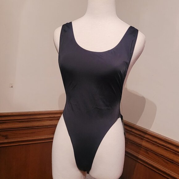 NWT Norma Kamali Womens Marissa One Piece Swimsuit, sz Small - Picture 8 of 14